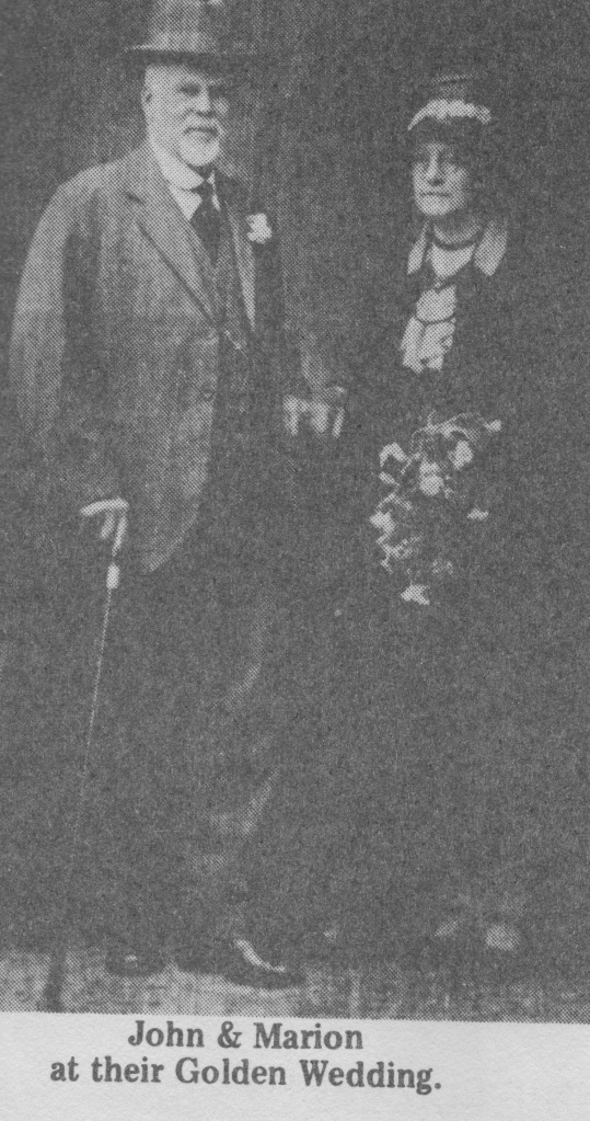 This image has an empty alt attribute; its file name is johnmarionmiles_50th.jpeg